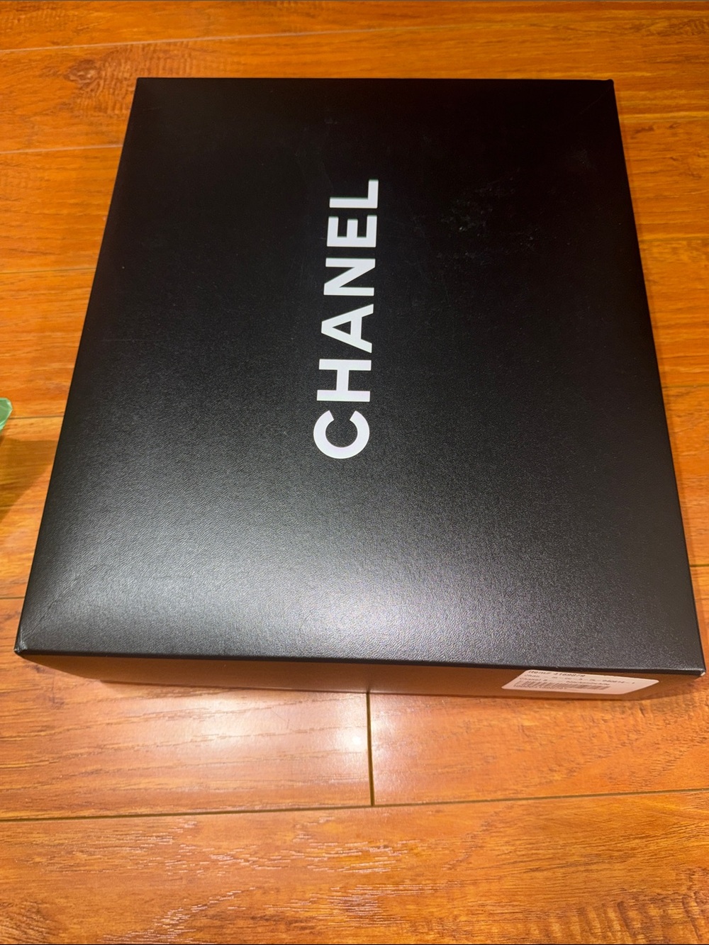 CHANEL Black Box with White Logo
